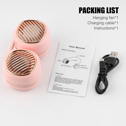 Portable Hanging Neck Fan