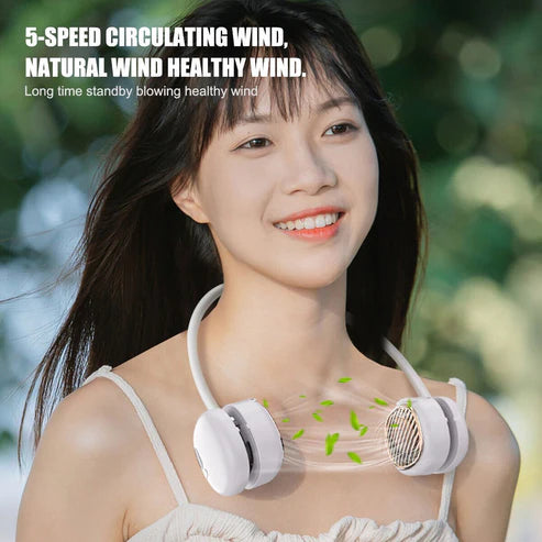 Portable Hanging Neck Fan
